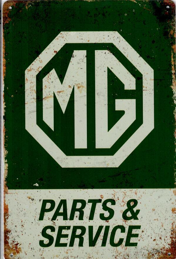 MG Parts & Service - Old-Signs.co.uk
